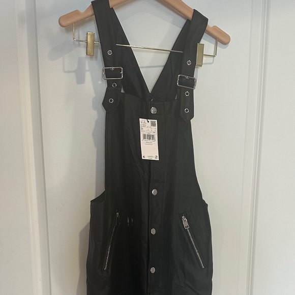 Mango - faux leather lightweight lumpsuit - Picture 1 of 4